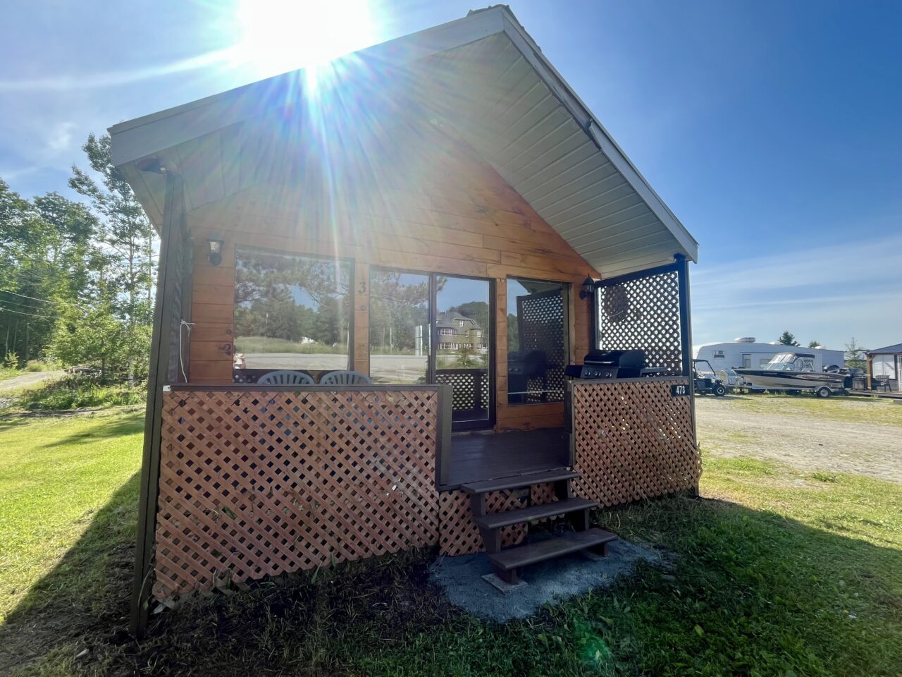 Cabin lodging (4 waterfront cabins) — Pourvoirie Obaska – Pourvoirie Obaska